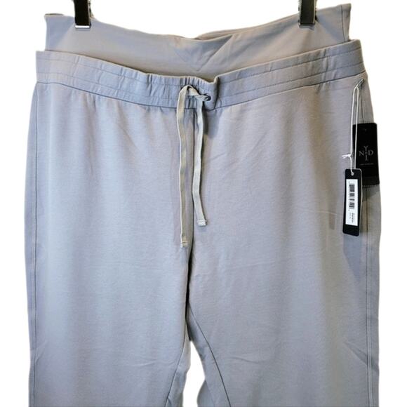 NYDJ Fit Solution City Track Pants Sz XL Gray Shapewear Compression Sweatpants - Picture 7 of 14